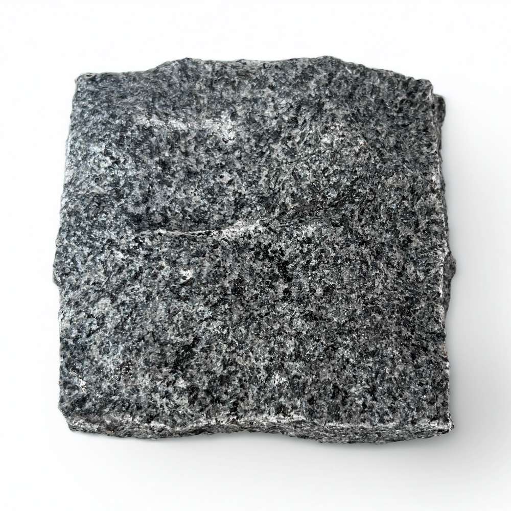 Dark Grey Riven Granite 100X100 Square Setts - Image 4