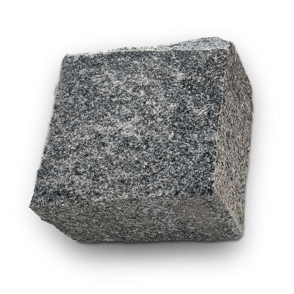 Dark Grey Riven Granite 100X100 Square Setts - Image 5