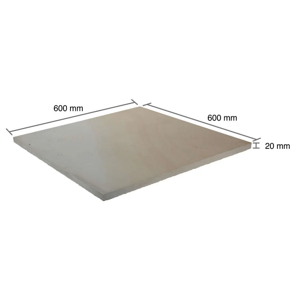 Indian York Smooth Sandstone 600x600 Sawn Edged Paving Slabs - Image 3