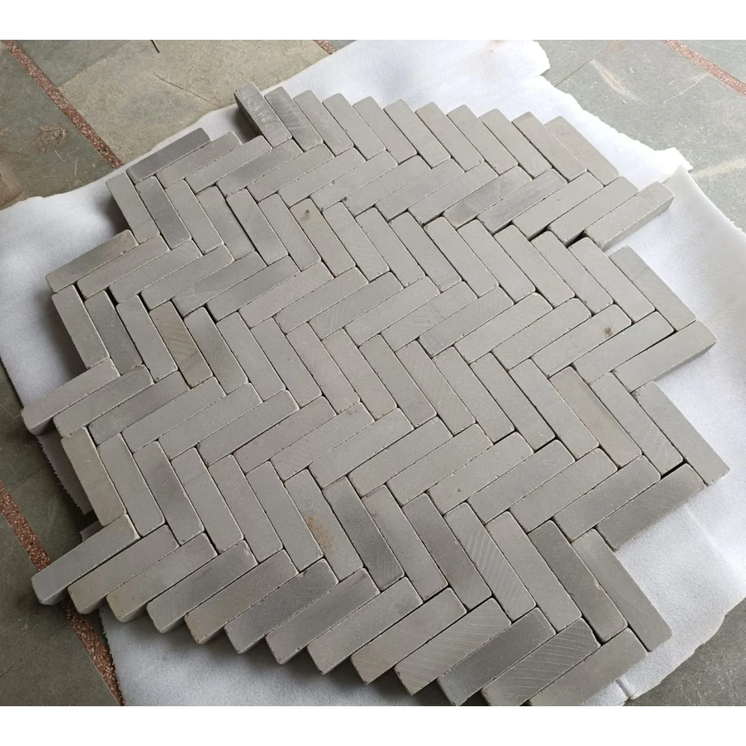 Kandla Grey Sandstone Honed & Tumbled 200x50x40 Pavers - Image 3
