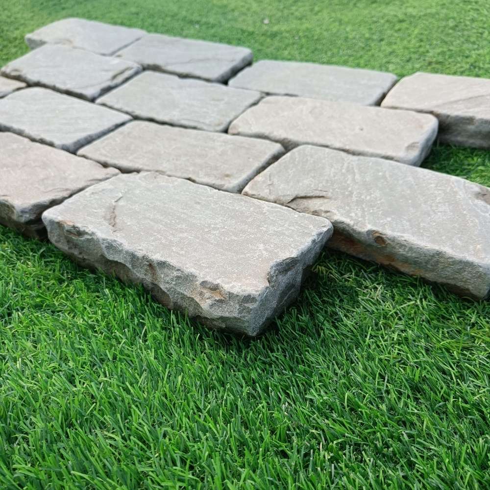 Kandla Grey Tumbled Sandstone 100X200 Block Setts - Image 5
