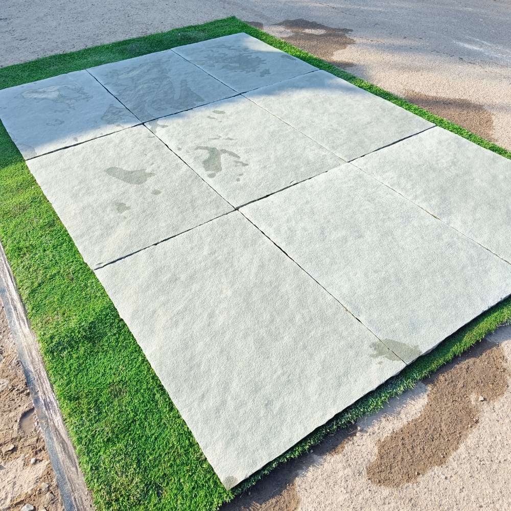 Kota Blue Riven Limestone 600x900 Paving Slabs - Image 10
