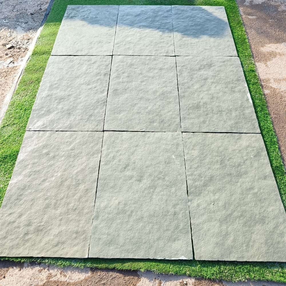 Kota Blue Riven Limestone 600x900 Paving Slabs - Image 5