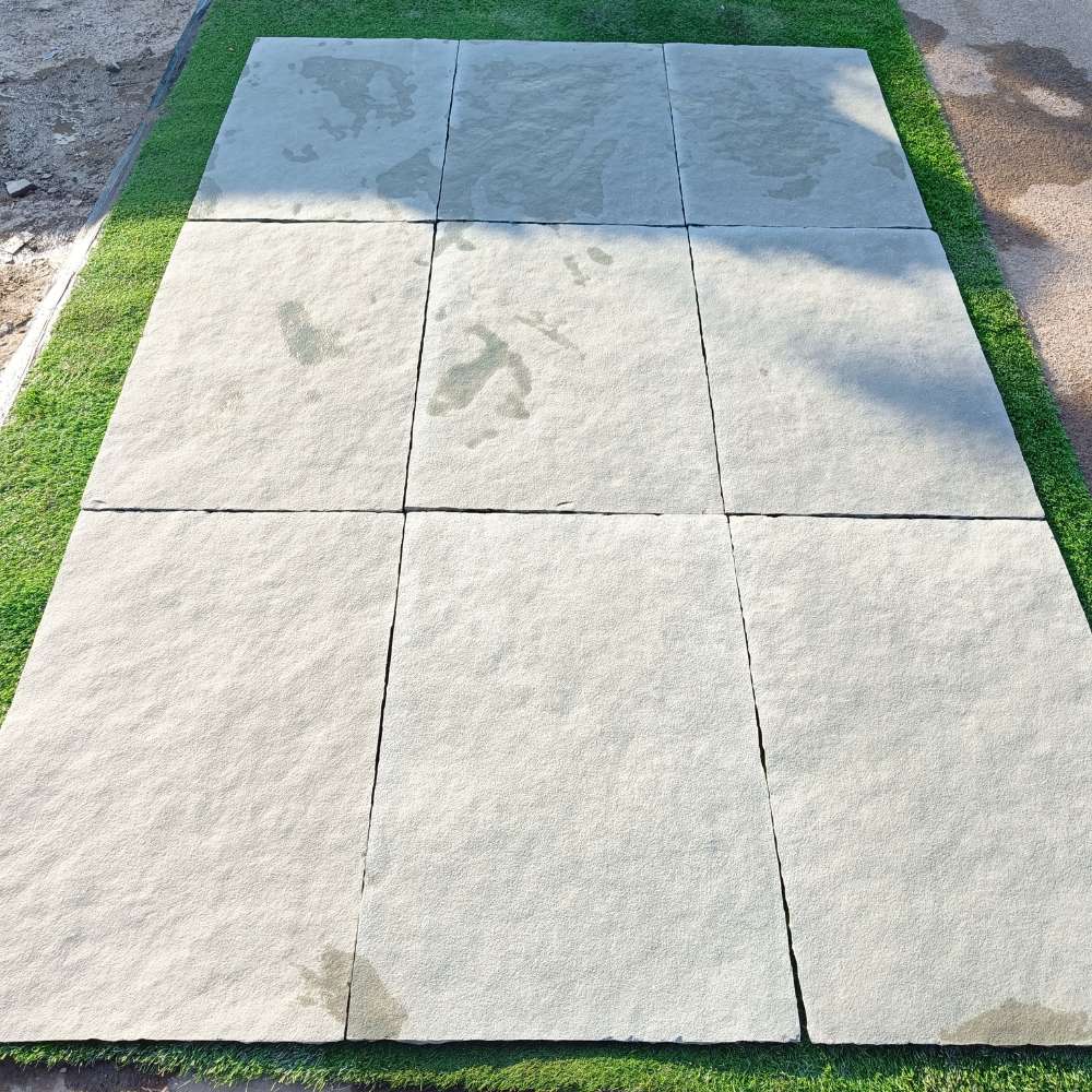 Kota Blue Riven Limestone 600x900 Paving Slabs - Image 8