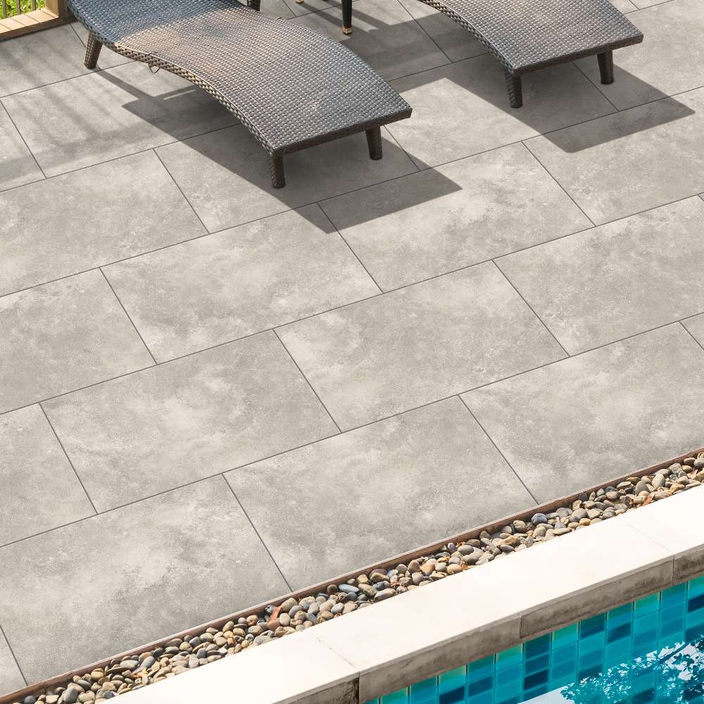 Limestone Grey 600x900 Outdoor Porcelain Paving - Image 3