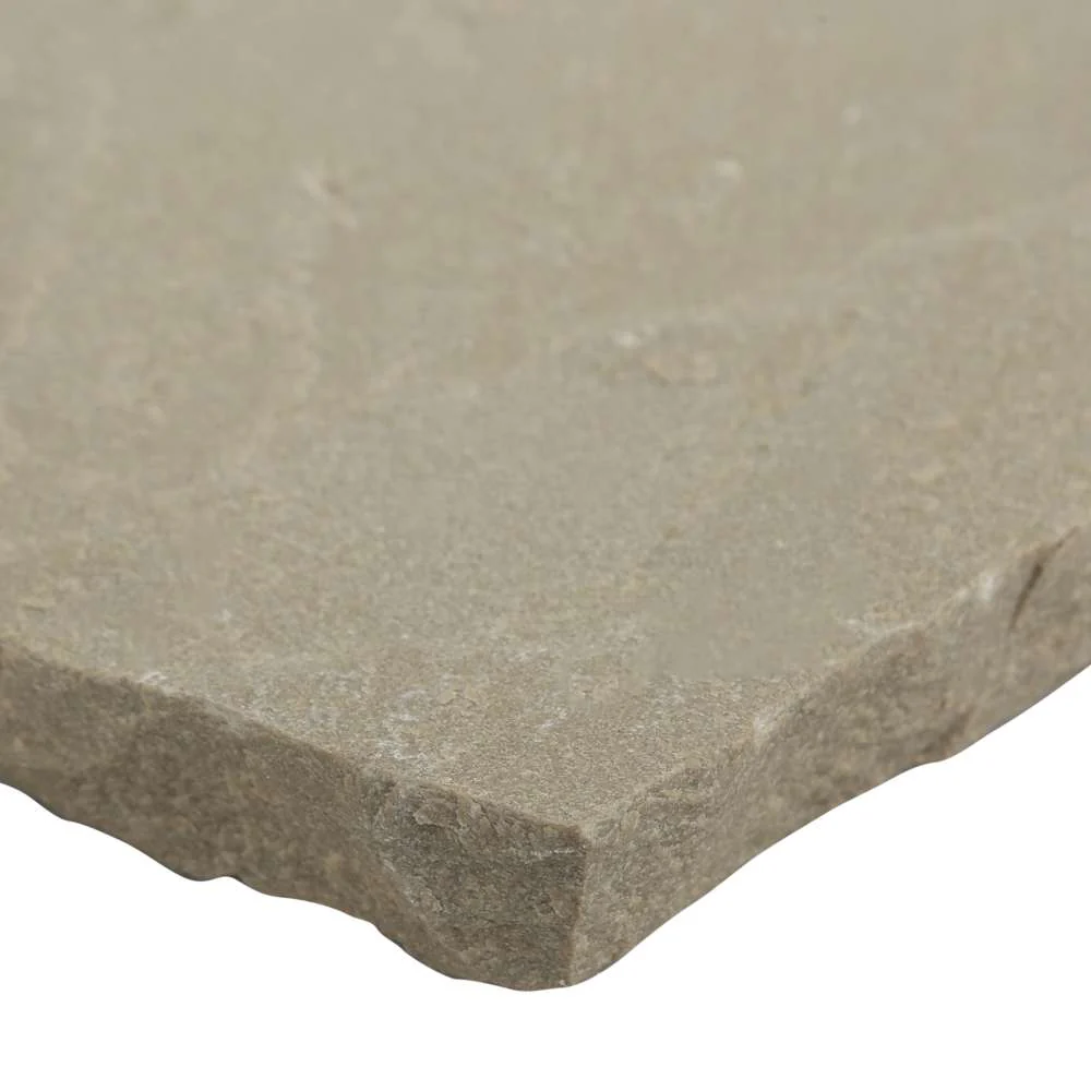 Raj Green Riven Sandstone 600x290 Paving Slabs - 18mm - Image 3