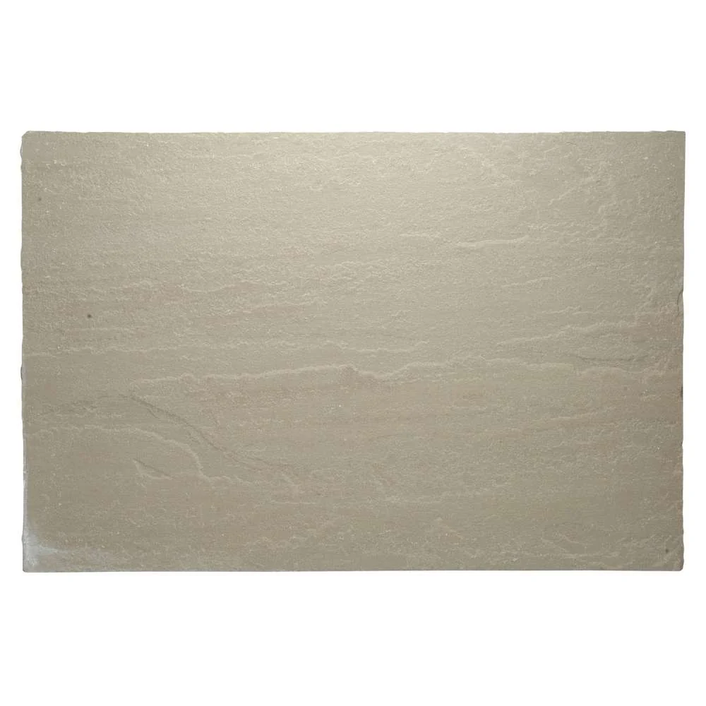 Raj Green Riven Sandstone 600x900 Paving Slabs - Image 6