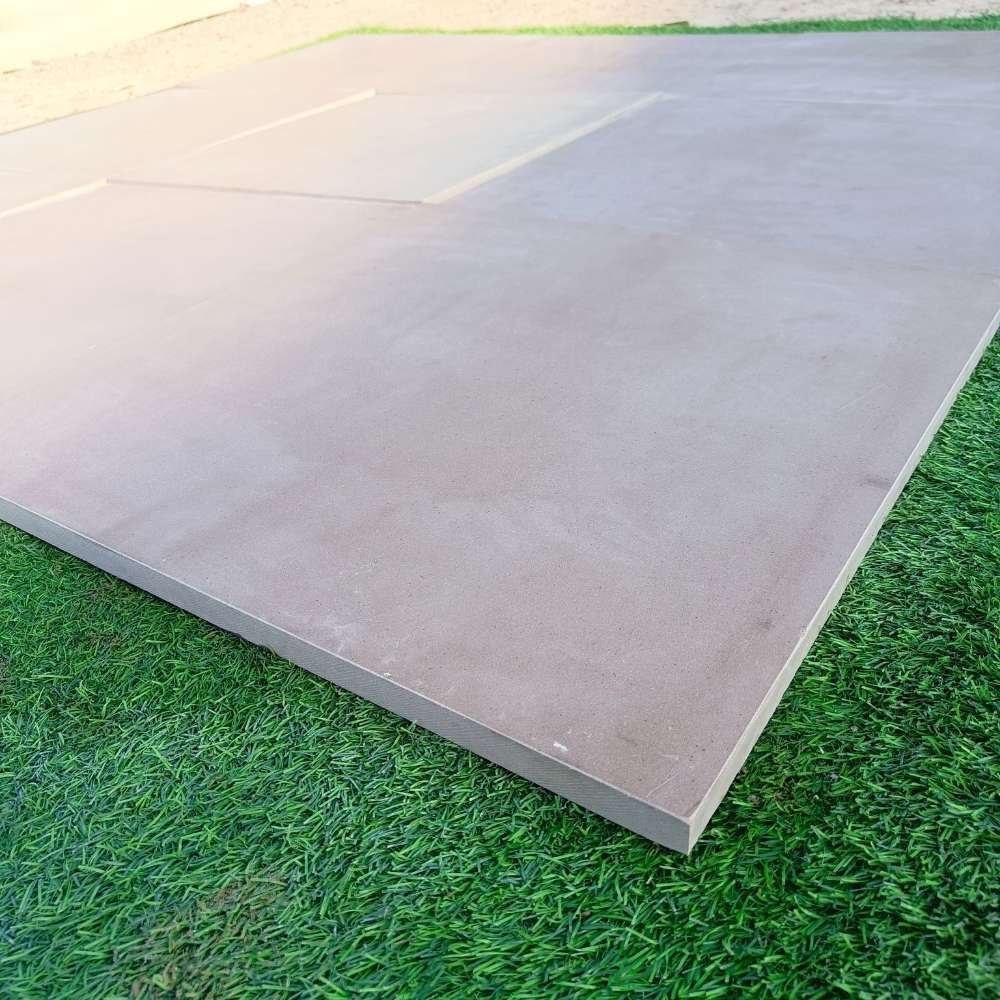 Raj Green Smooth Sandstone 600x600 Sawn Edged Paving Slabs - Image 7