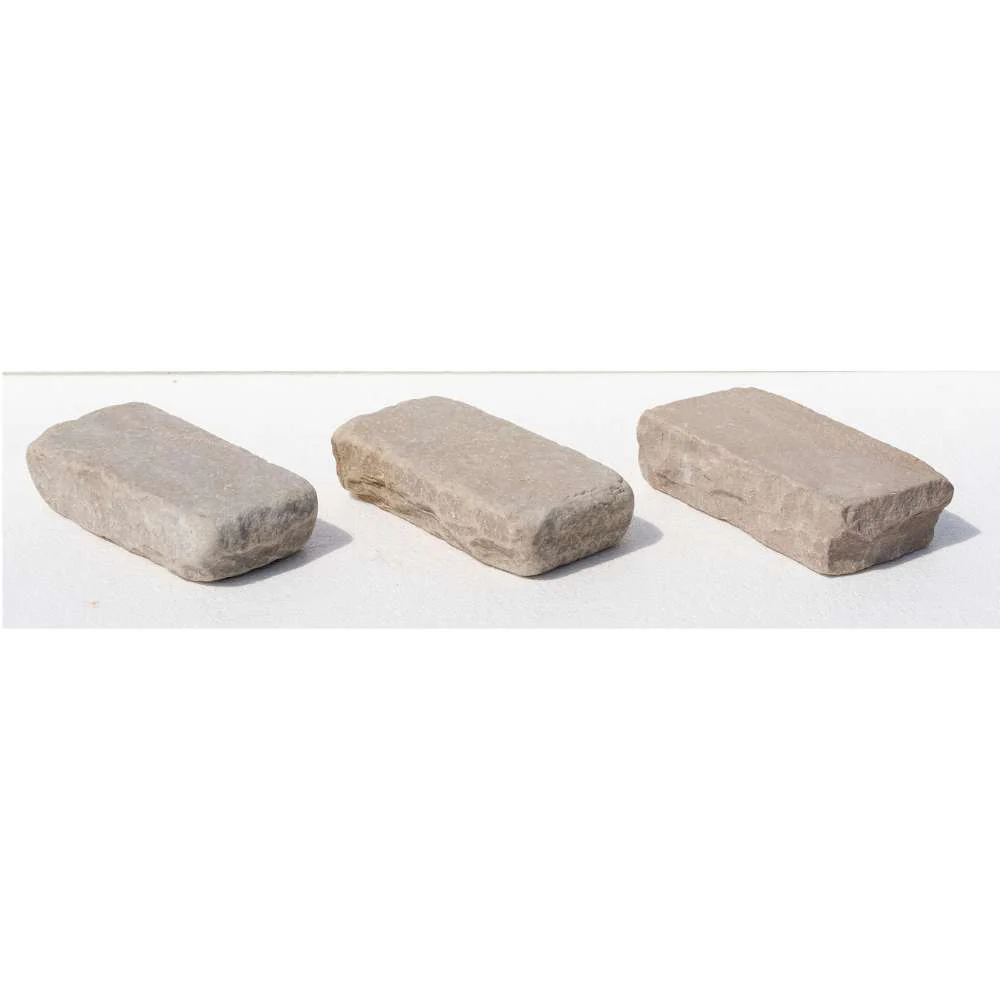 Raj Green Tumbled Sandstone 100X200 Block Setts - Image 4