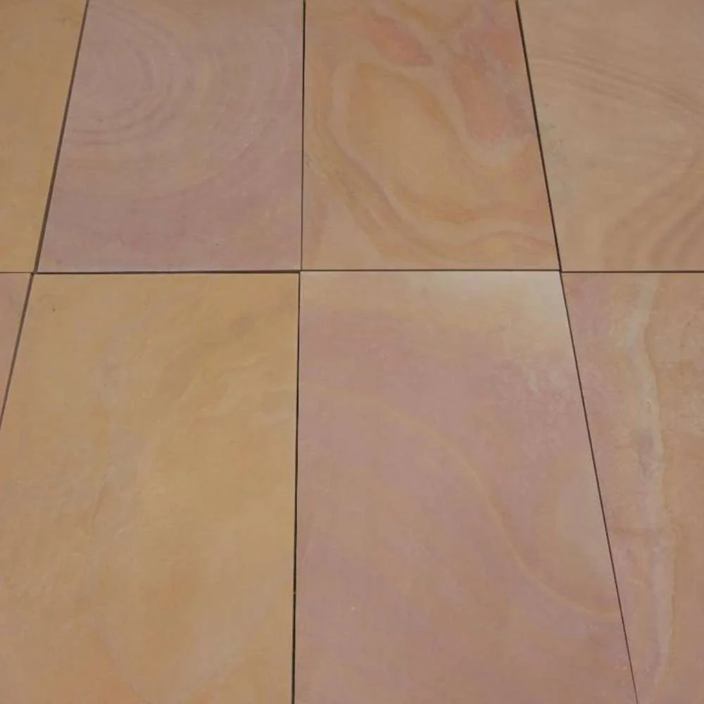 Rippon Buff Smooth Sandstone 600x900 Sawn Edged Paving Slabs - Image 5