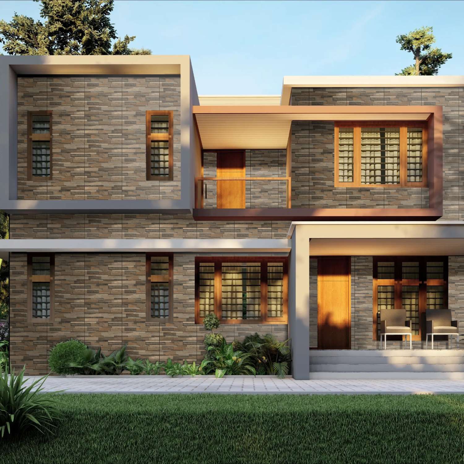 Sahara Buff Porcelain Wall Cladding - Image 5