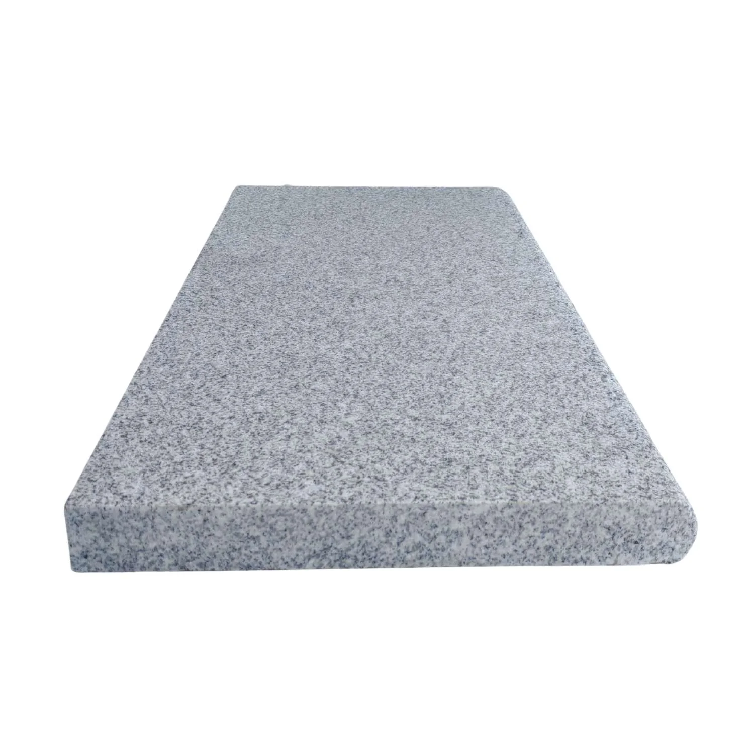 Silver Grey Flamed Granite 400x900x40 Bullnose Steps - Image 3