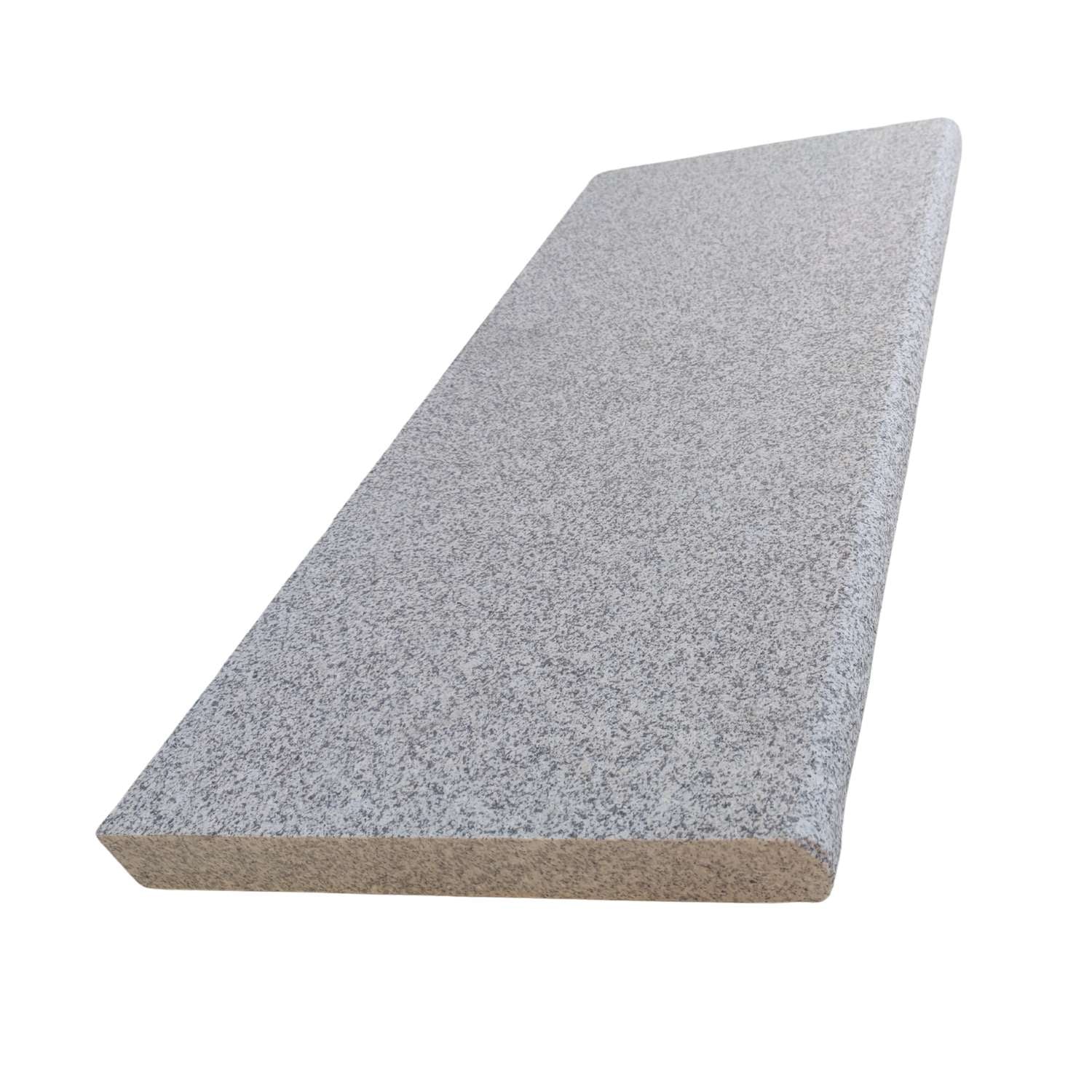 Silver Grey Flamed Granite 400x900x40 Bullnose Steps - Image 5